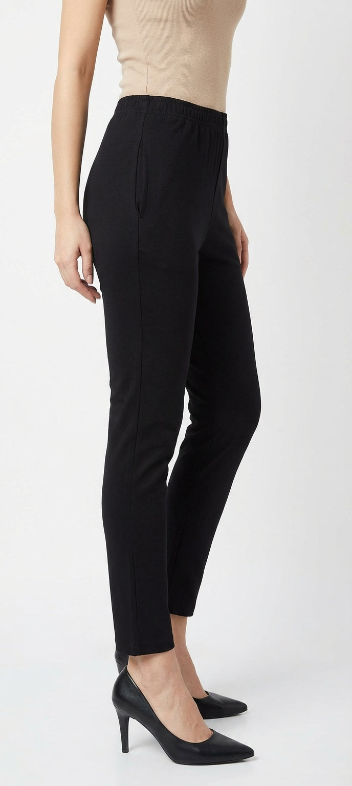Premium Cotton Blend Pant All-Day Comfort For Woman