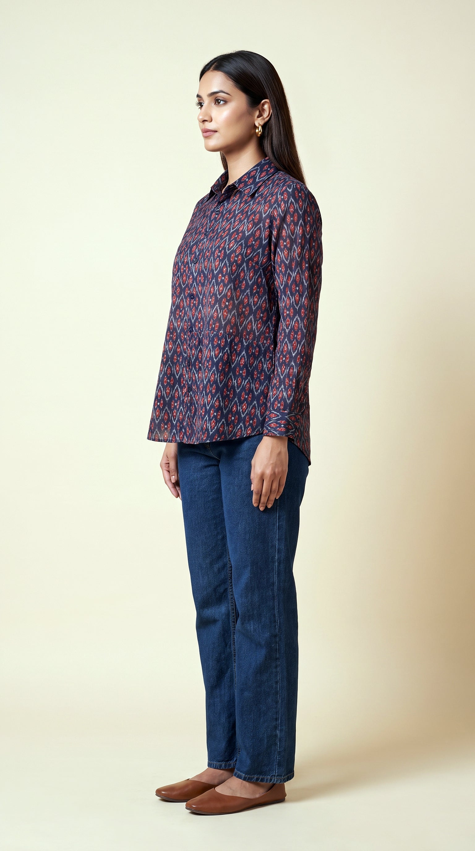 PANERI EMBROIDERY Floral Print Short Kurti