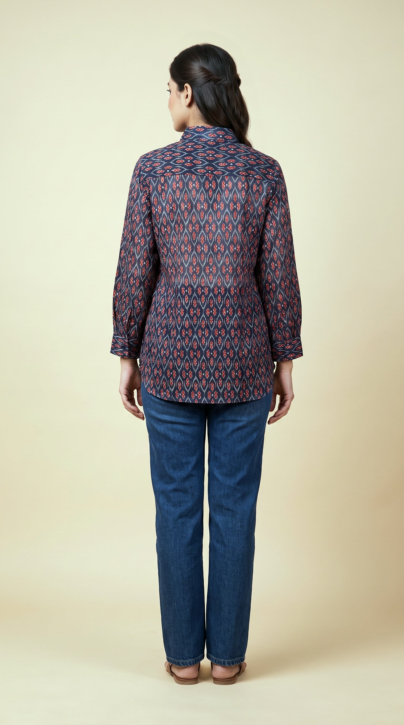 PANERI EMBROIDERY Floral Print Short Kurti
