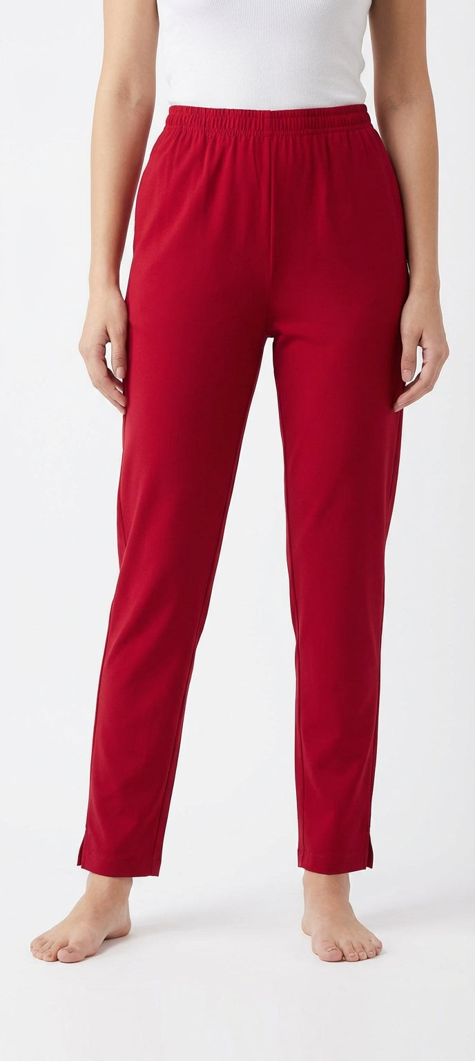 Premium Cotton Blend Pant All-Day Comfort For Woman