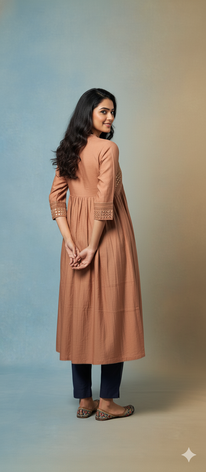 Elegant Kurti with Intricate Handwork