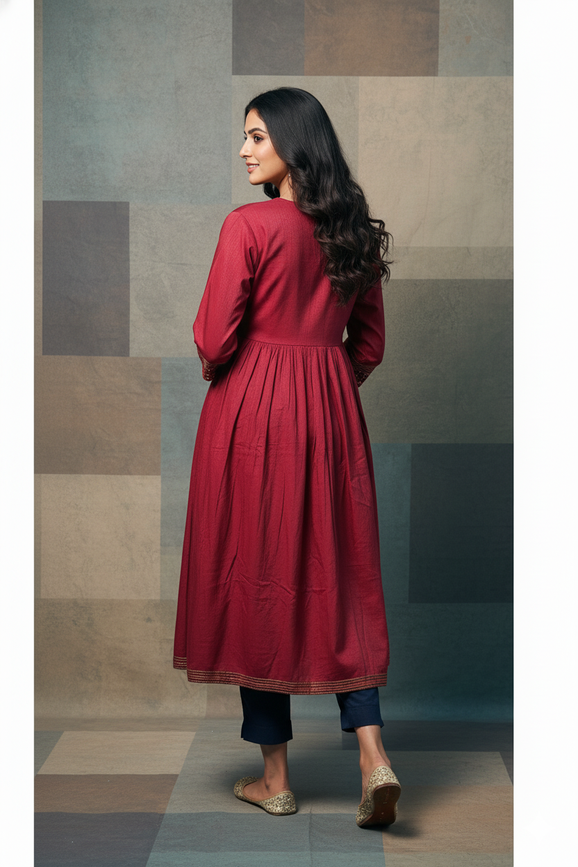 Elegant Kurti with Intricate Handwork