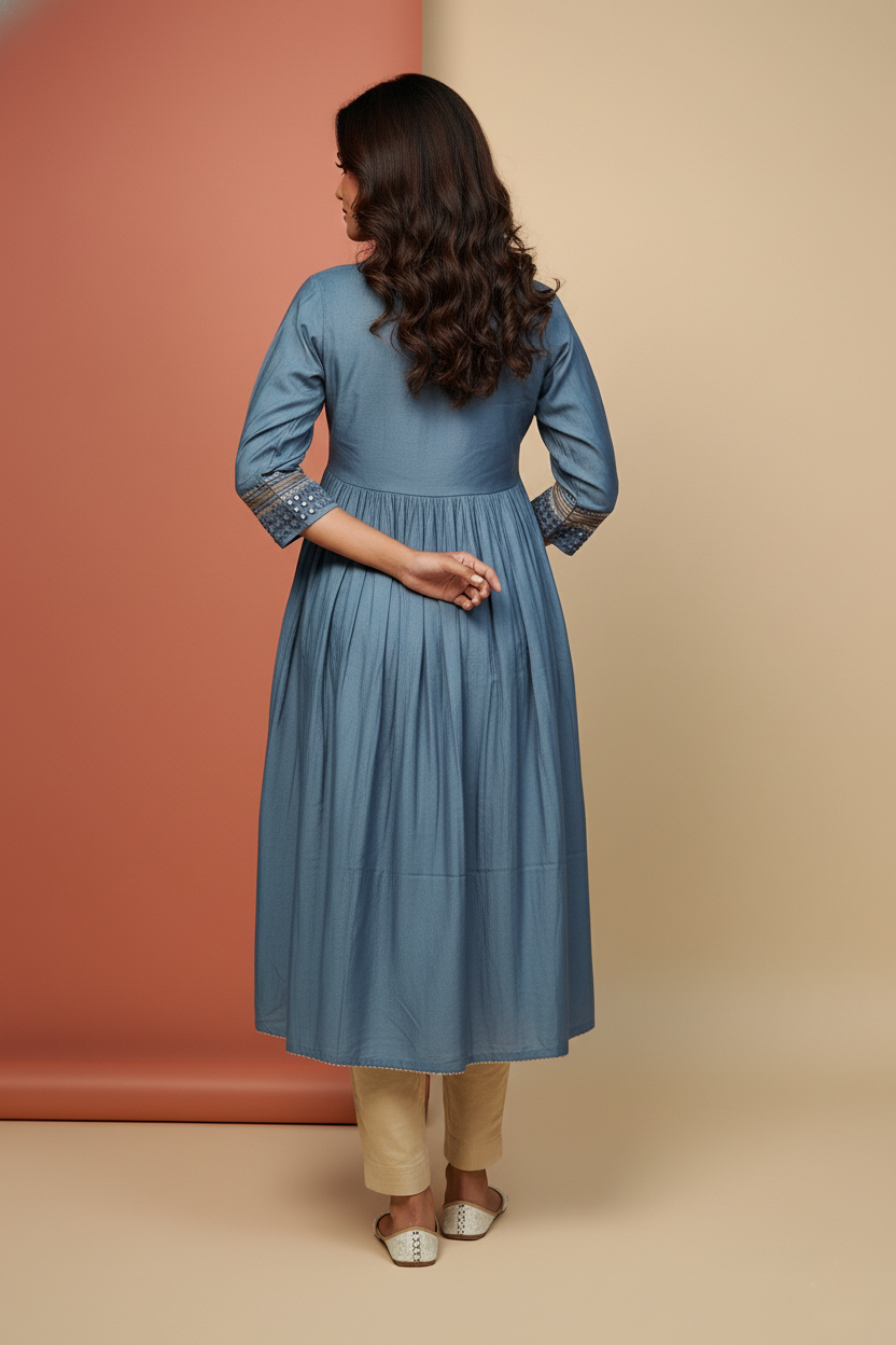 Elegant Kurti with Intricate Handwork