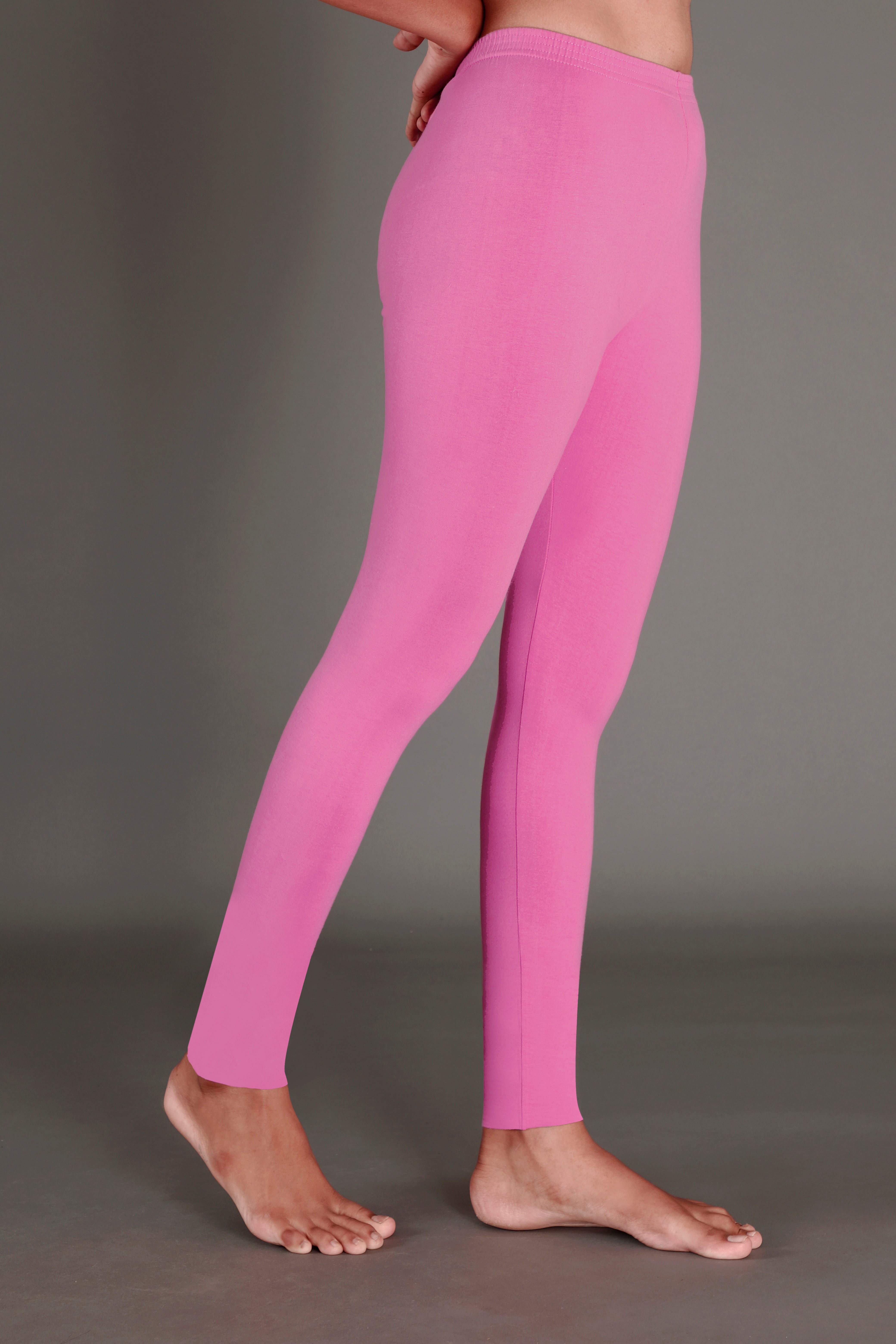 Premium Cotton Blend Ankle Leggings – All-Day Comfort Woman