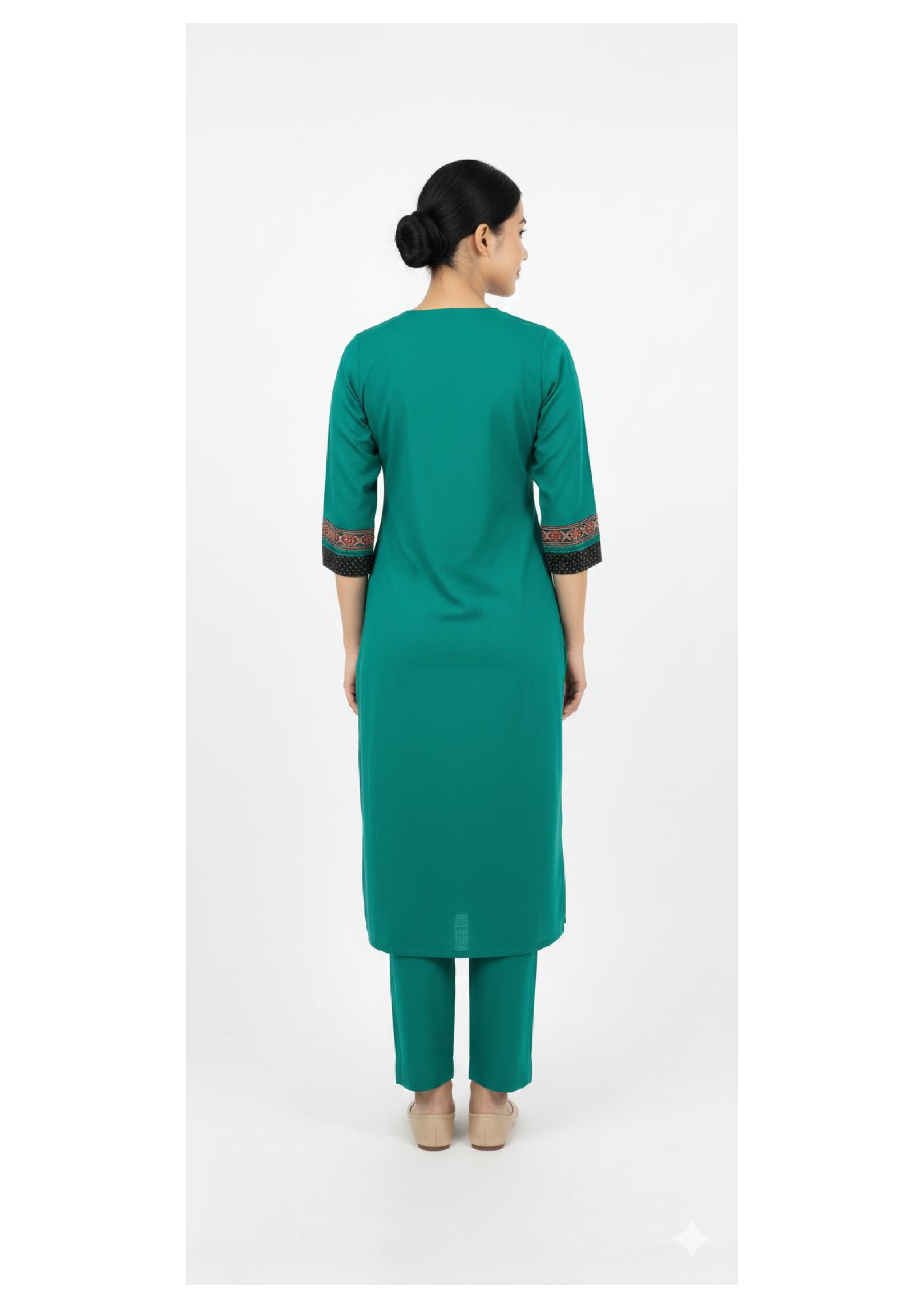 Designer Long Kurti Pant Set