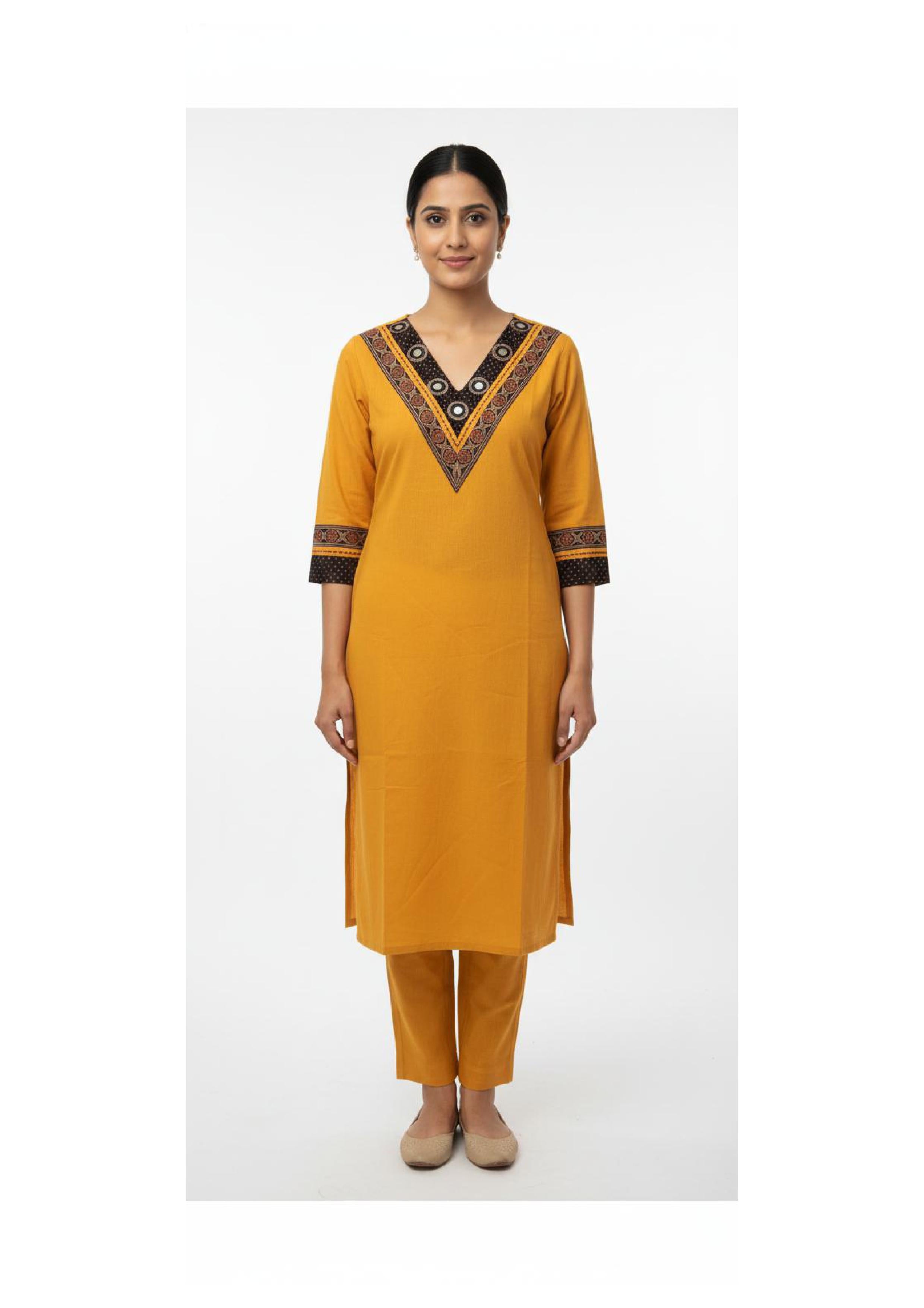 Designer Long Kurti Pant Set