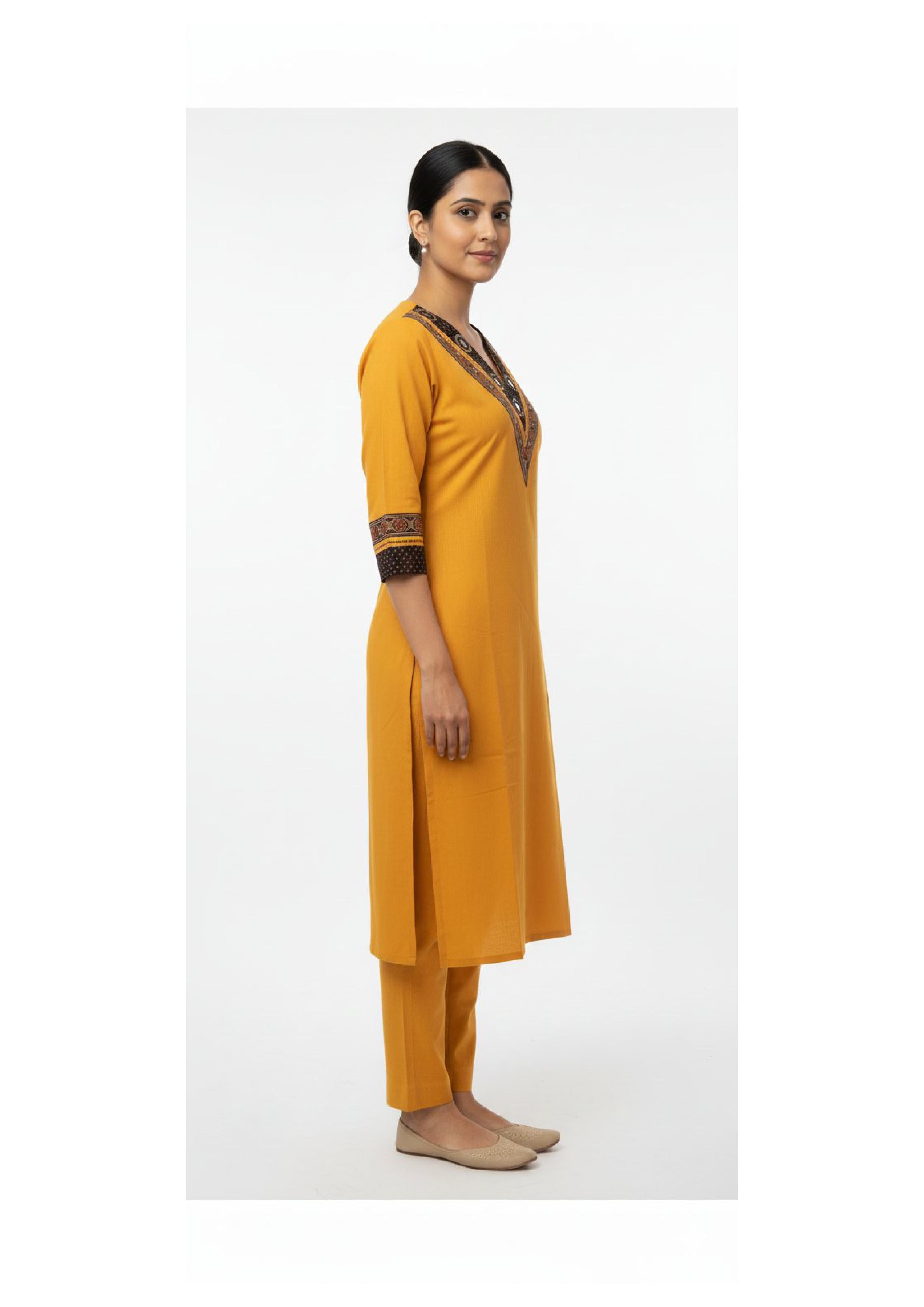 Designer Long Kurti Pant Set