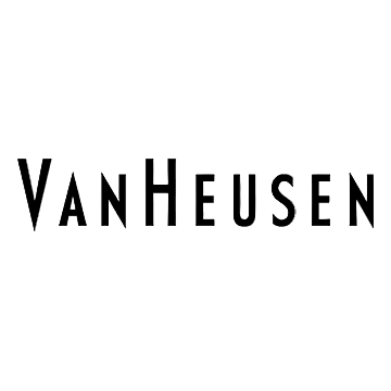 Van Heusen logo on a transparent background