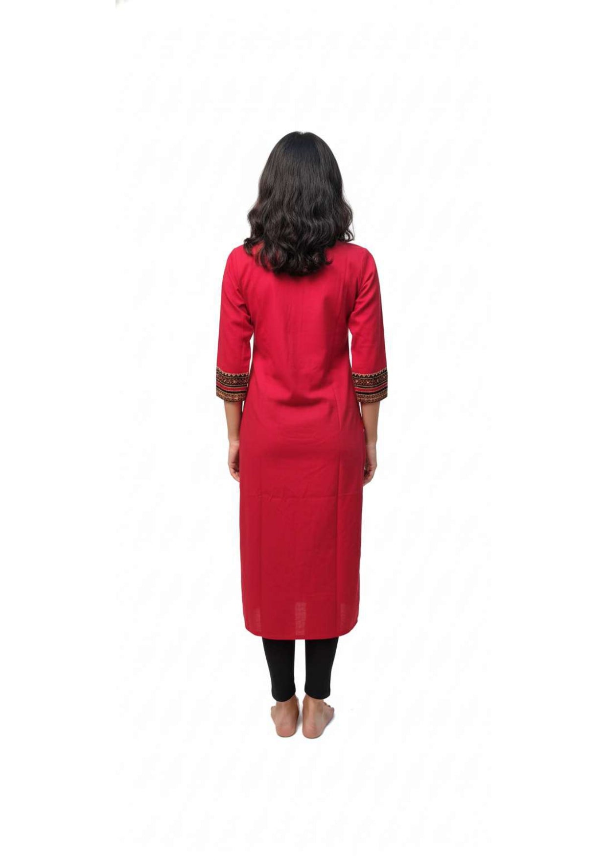 Stylish Long Kurti Highlighting Designer Neck Work